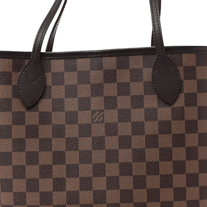 Louis Vuitton Damier Ebene Neo Neverfull MM Rose Ballerine 7 of 10