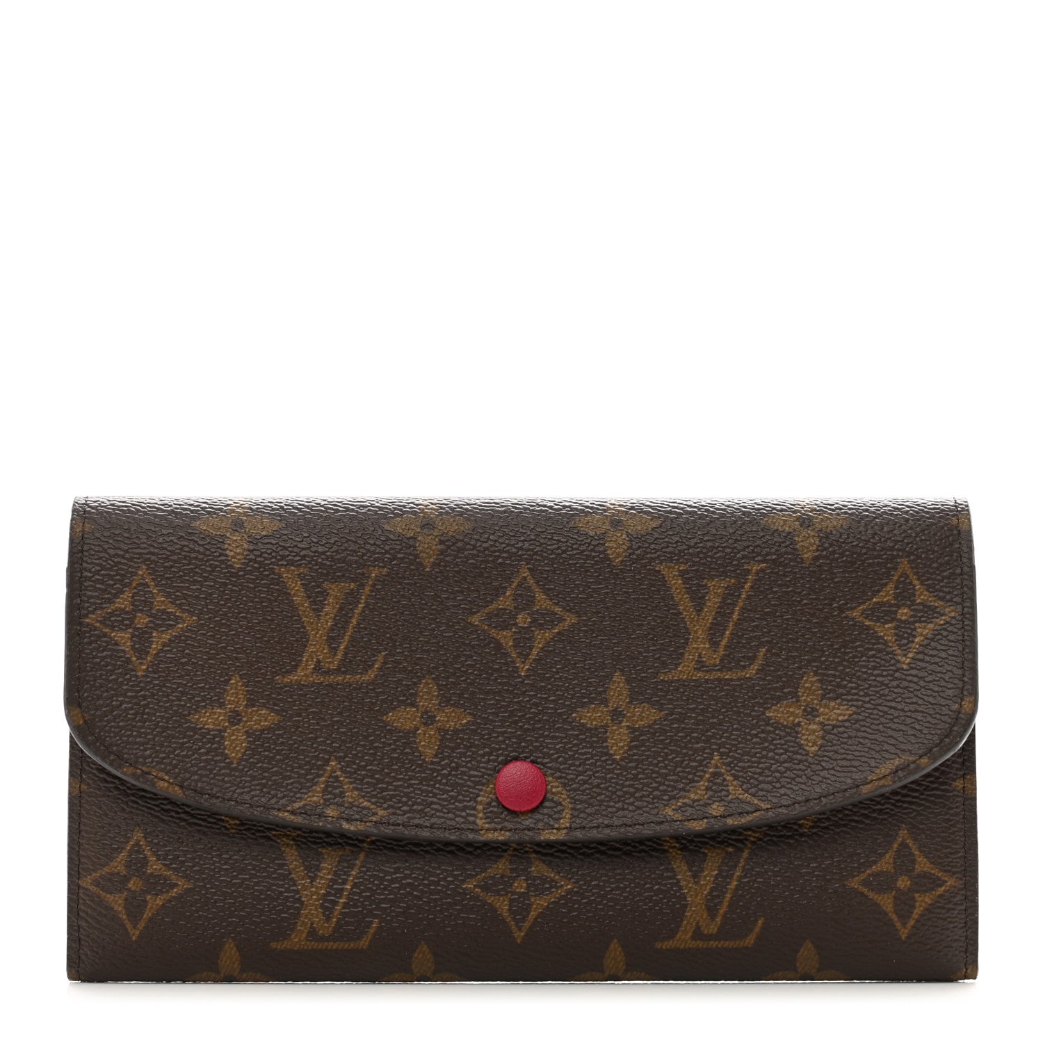 Louis Vuitton Monogram Emilie Wallet Fuchsia 1 of 7