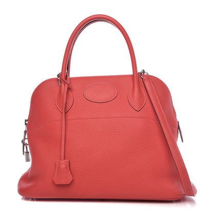 Hermes Taurillon Clemence Bolide 31 Rouge Pivoine 1 of 11