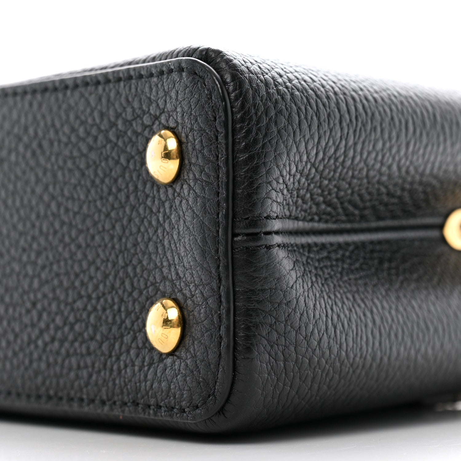 Louis Vuitton Taurillon Ayers Mini Capucines  Black 9 of 12
