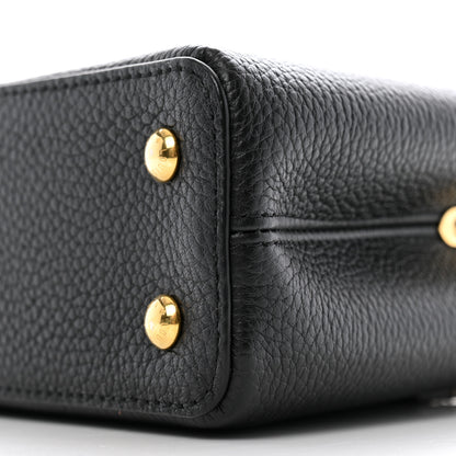 Louis Vuitton Taurillon Ayers Mini Capucines  Black 9 of 12
