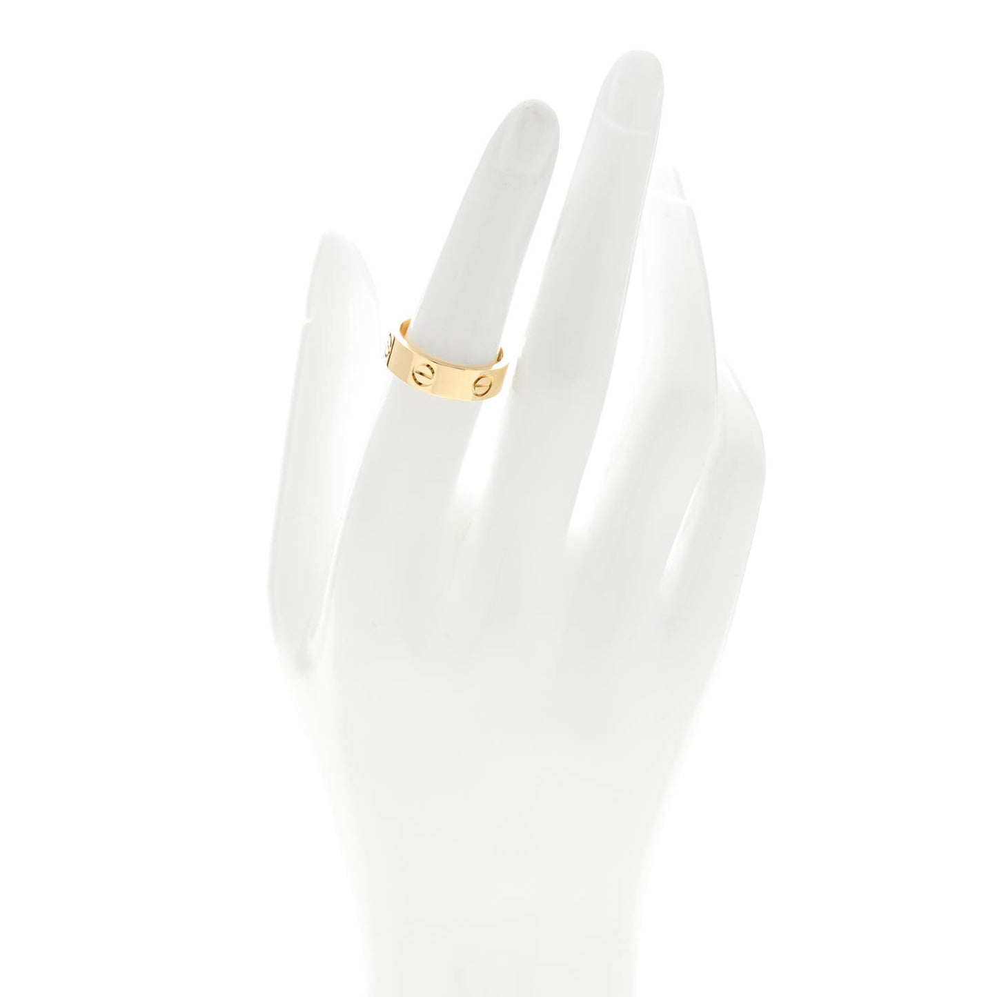 18K Yellow Gold 5.5mm LOVE Ring 53 6.5
