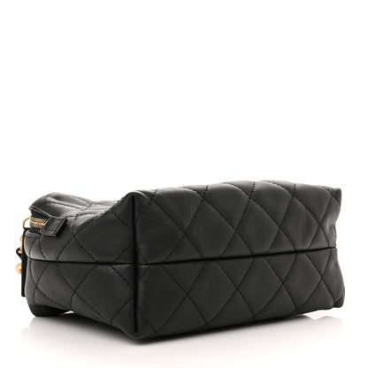 Chanel Calfskin Quilted Mini Bowling Bag Black 4 of 11