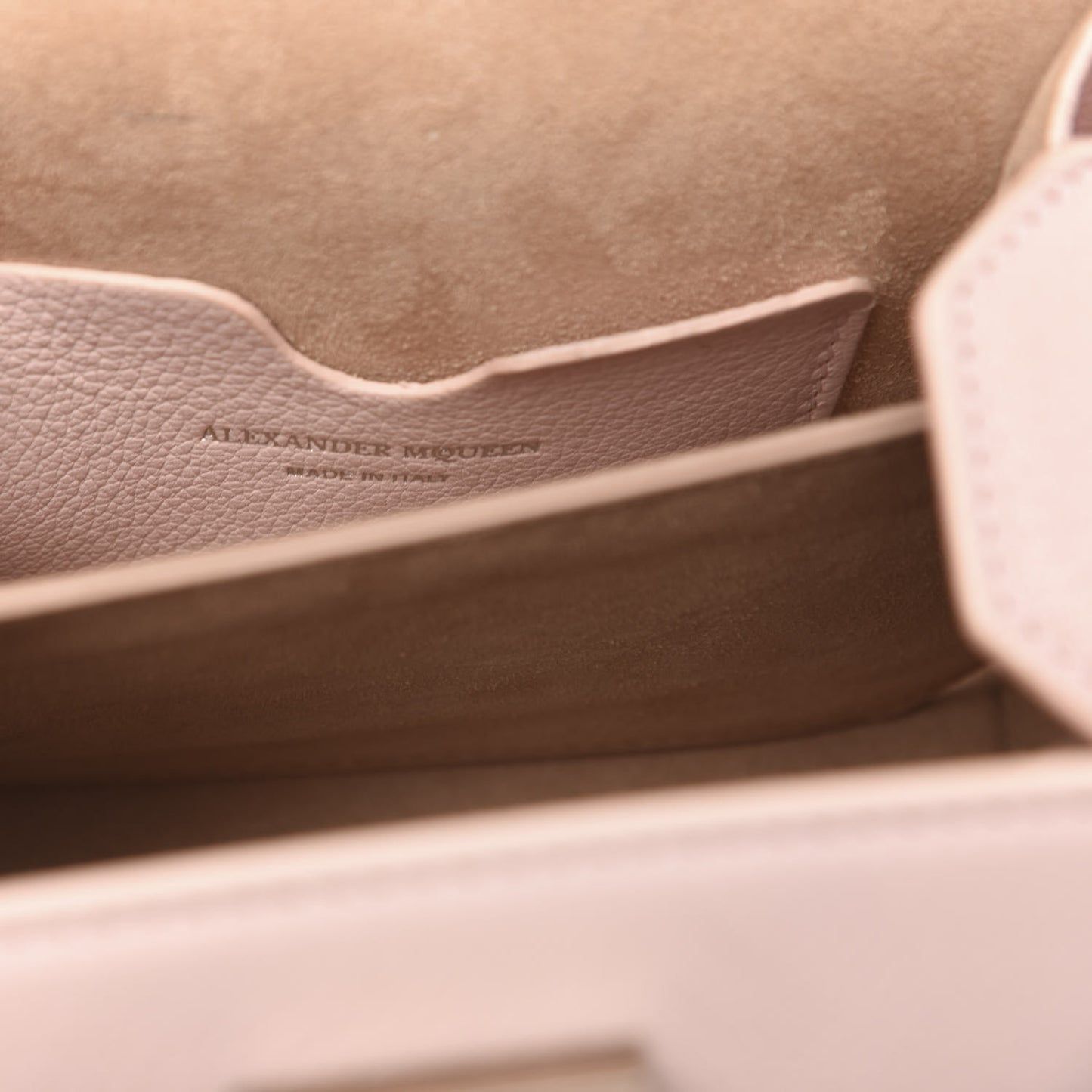 Calfskin Silk Scarf Box Shoulder Bag 16 Baby Pink Ivory