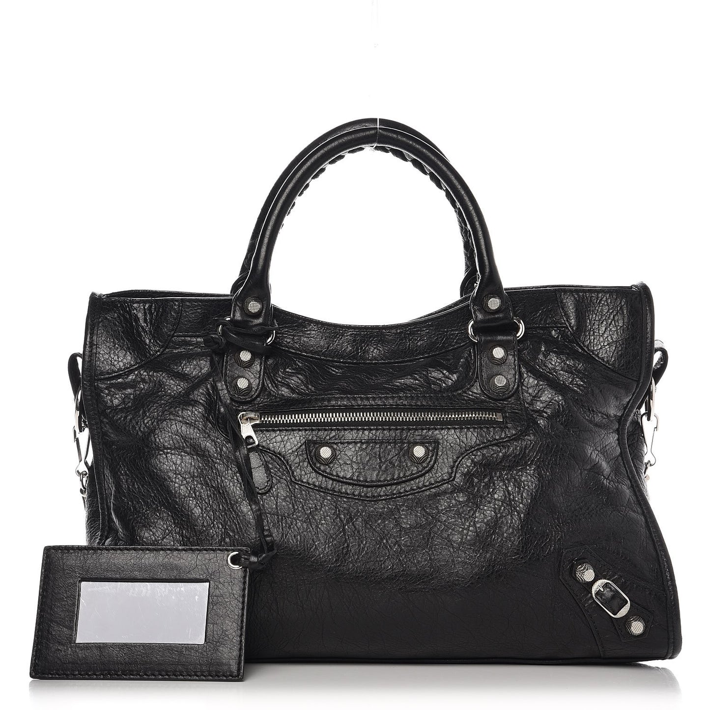 Agneau Giant 12 Silver Hardware City Black