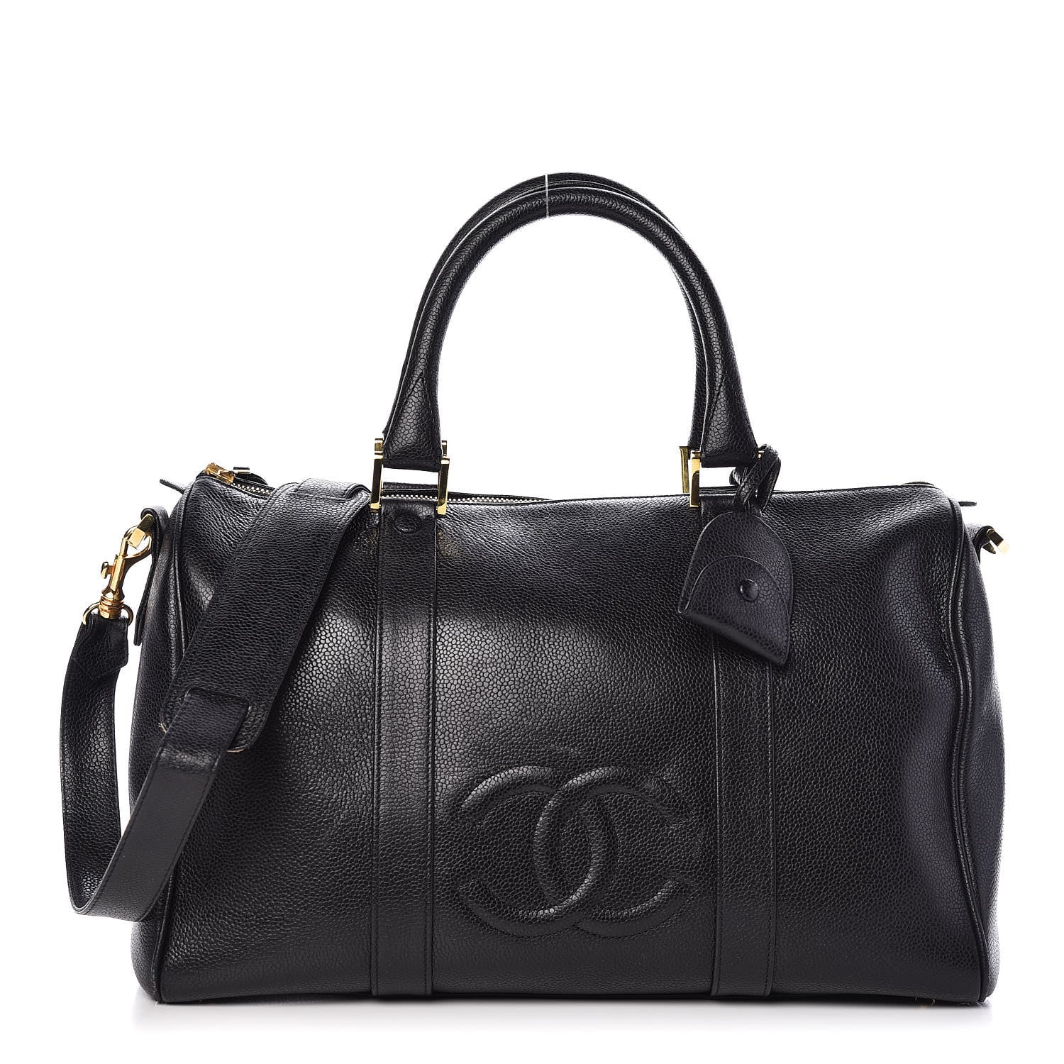Chanel Caviar Timeless CC Duffel Bag Black 1 of 13