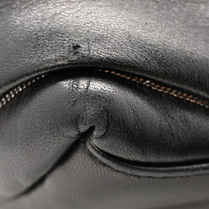 Saint Laurent Lambskin Quilted Metal Small Loulou Puffer Monogram Chain Satchel  Black 11 of 14
