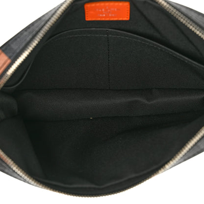 Louis Vuitton Giant Damier Graphite Alpha Messenger Bag Orange 5 of 9