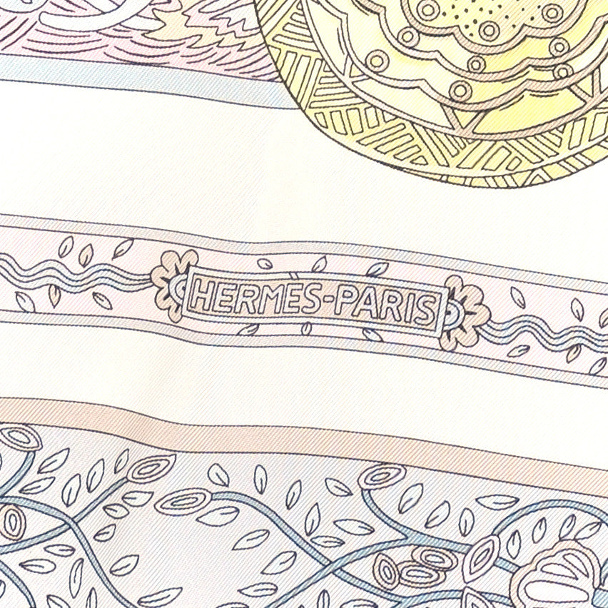 Hermes Silk Le Songe De La Licorne Scarf 90 2 of 5