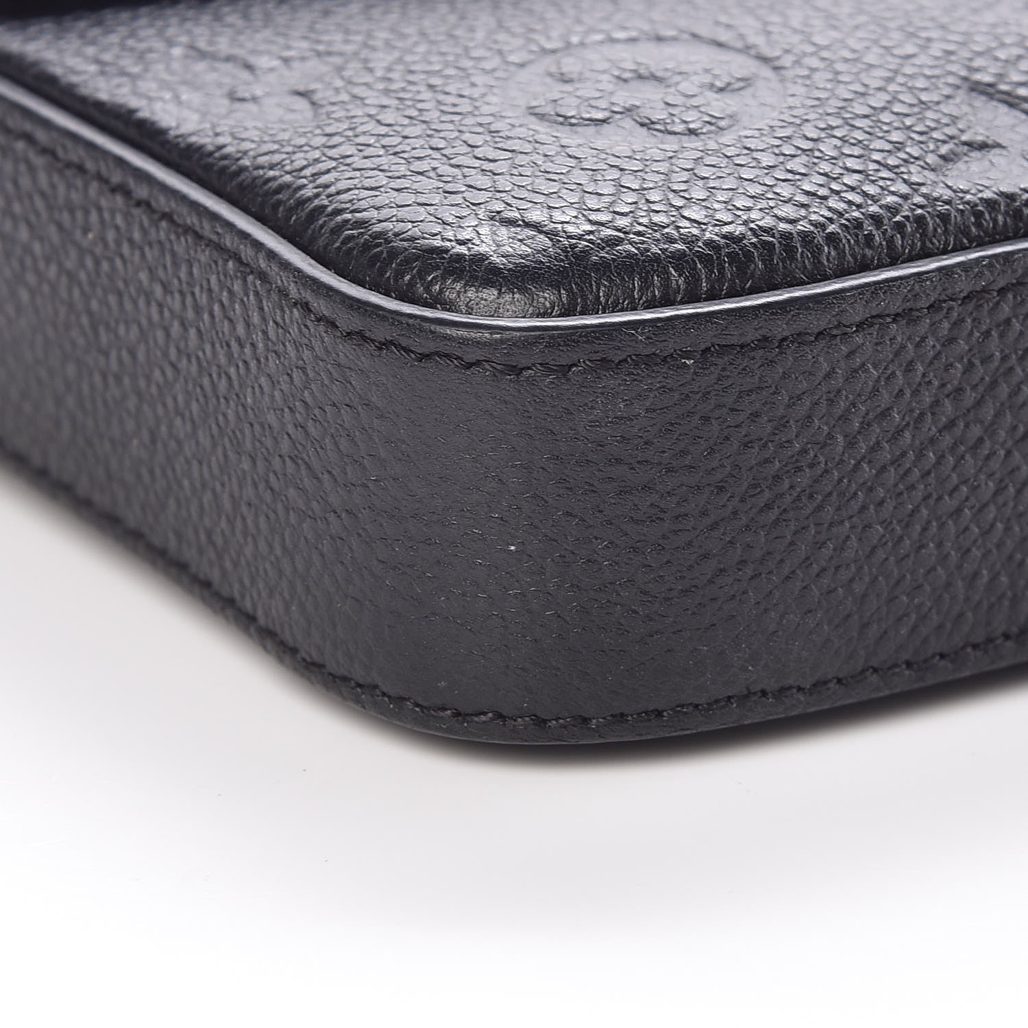 Louis Vuitton Empreinte Pochette Felicie Chain Wallet Black 5 of 9