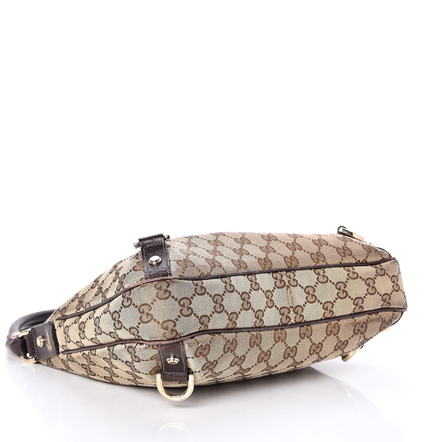 Monogram Medium Abbey D Ring Hobo Brown