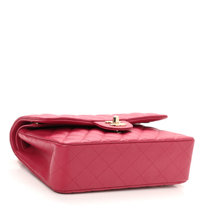 Chanel Caviar Quilted Small Double Flap Dark Pink 4 of 11