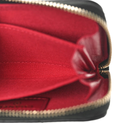 Chanel Lambskin Quilted Chanel 19 Zip Around Coin Purse Wallet Black 5 of 8