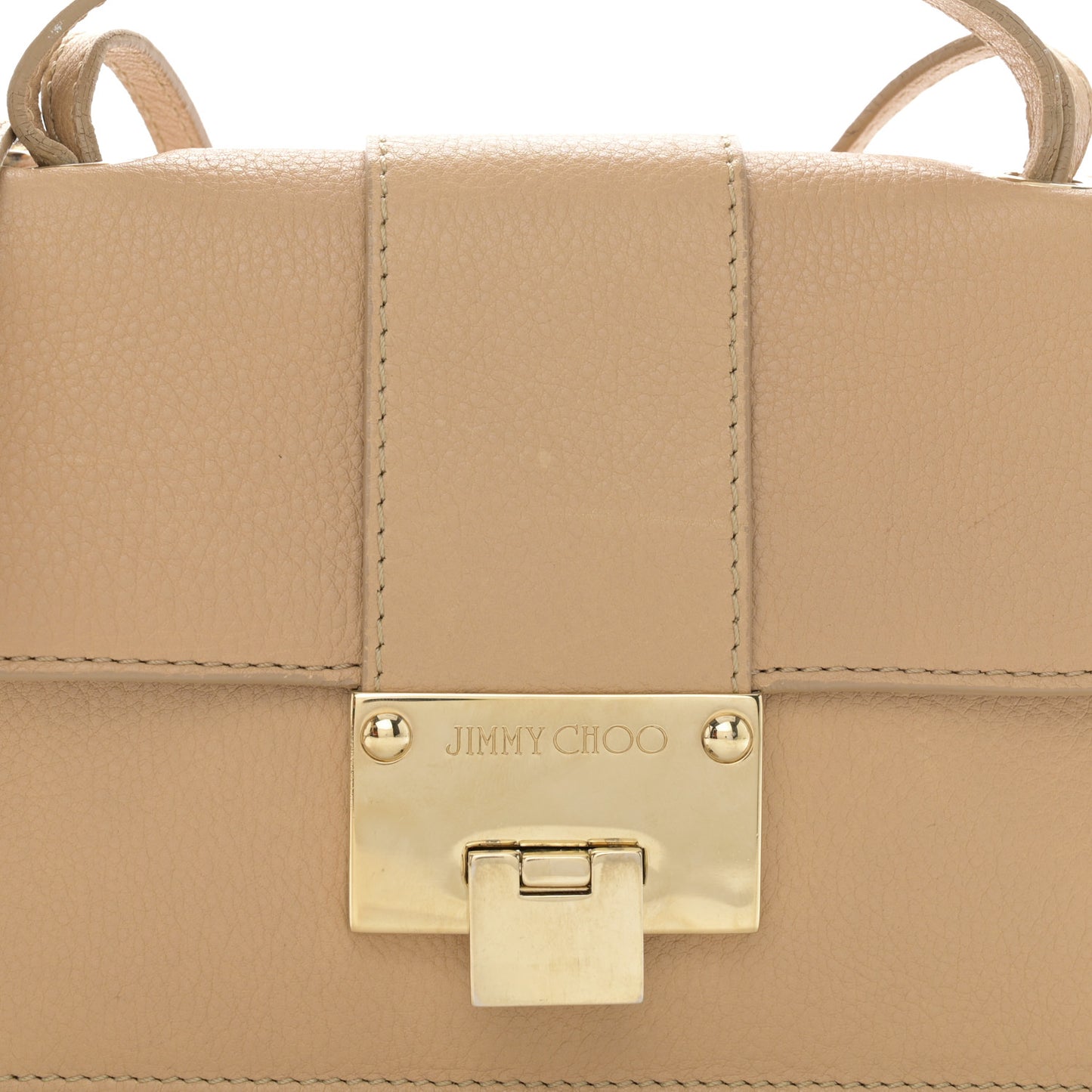 Calfskin Rebel Crossbody Bag Beige