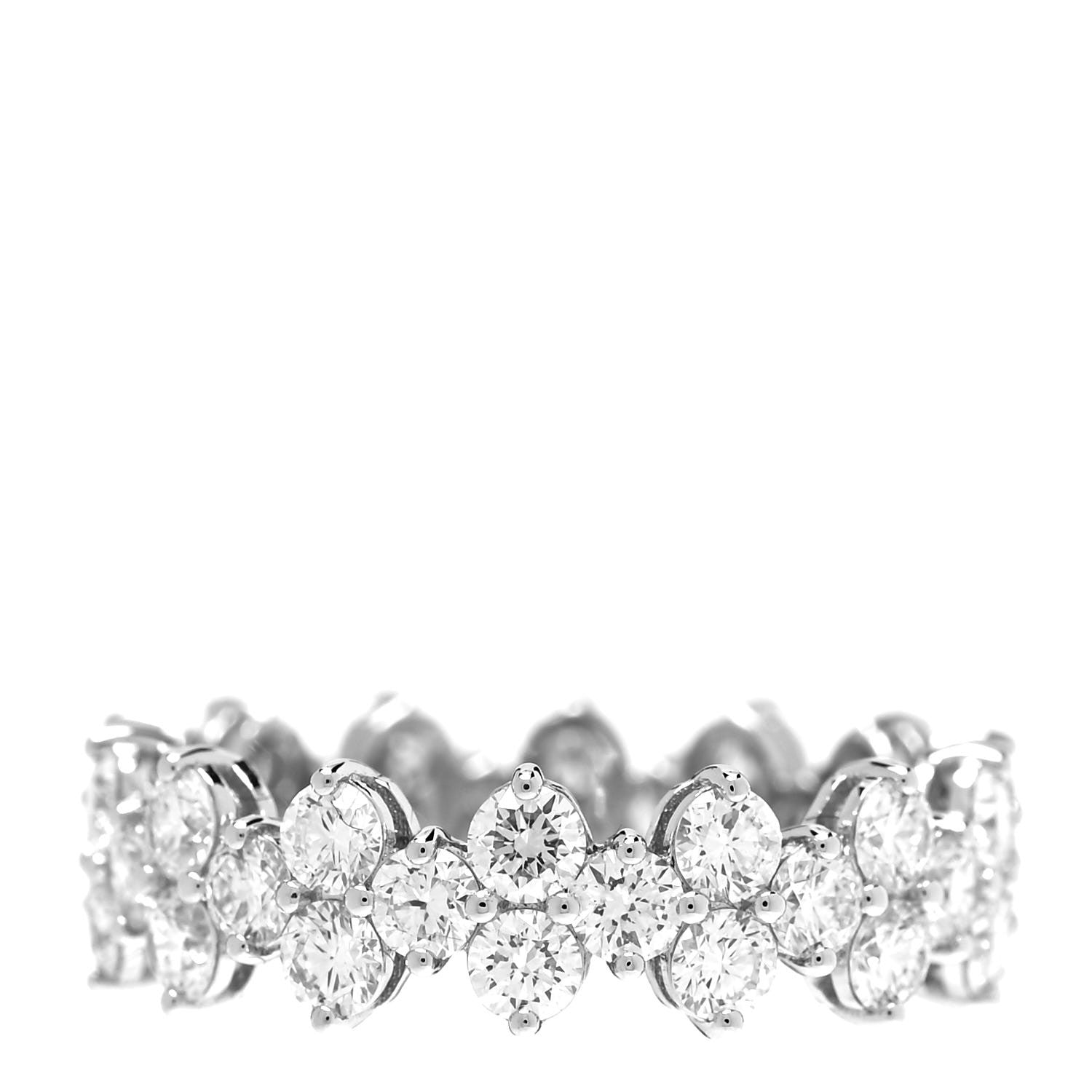 Tiffany Platinum Diamond Aria Eternity Ring 50 5.25 3 of 5