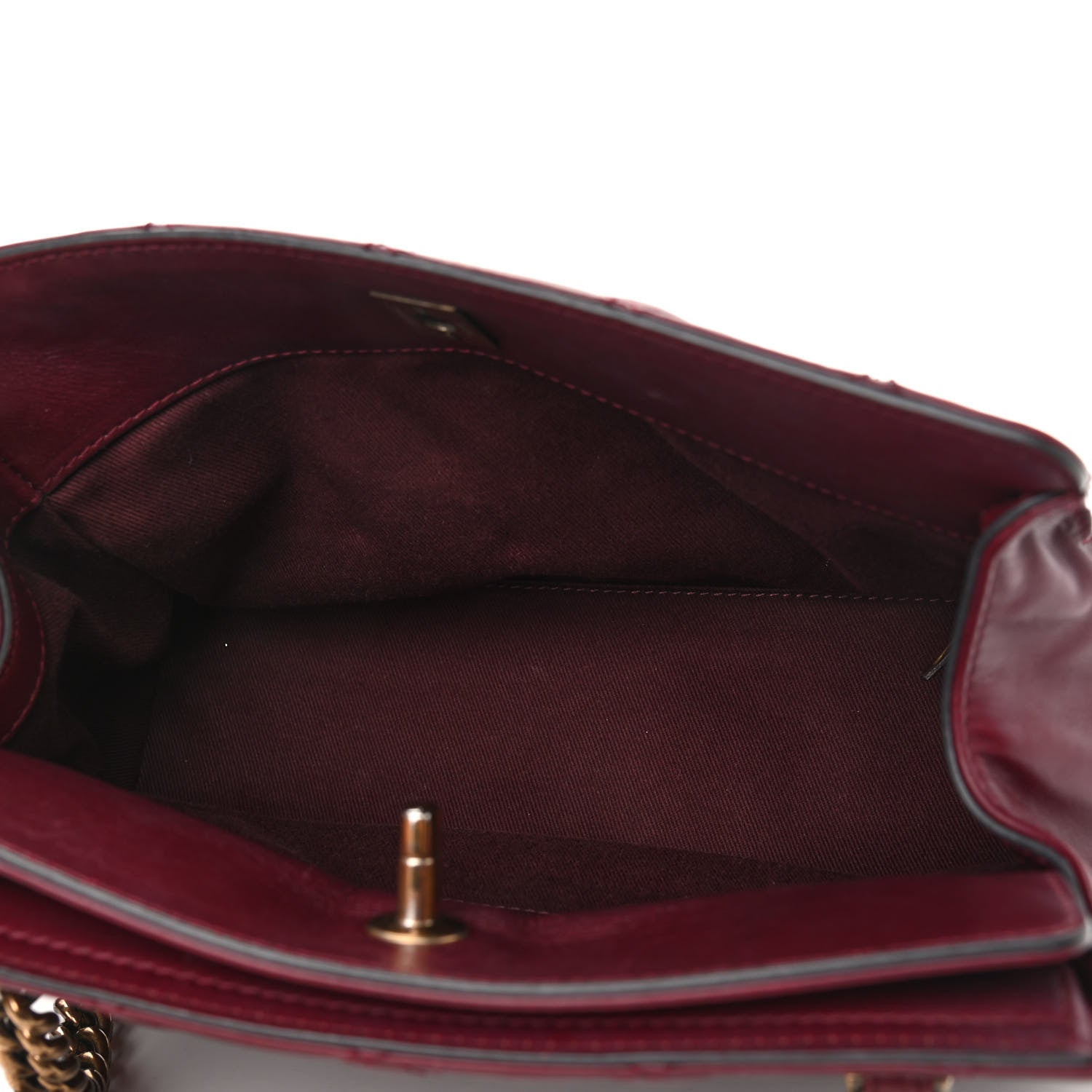 Chanel Calfskin Perfect Edge Small Tote Burgundy 5 of 10