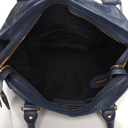 Balenciaga Agneau Giant 12 Gold Hardware City Bleu Persan 6 of 8