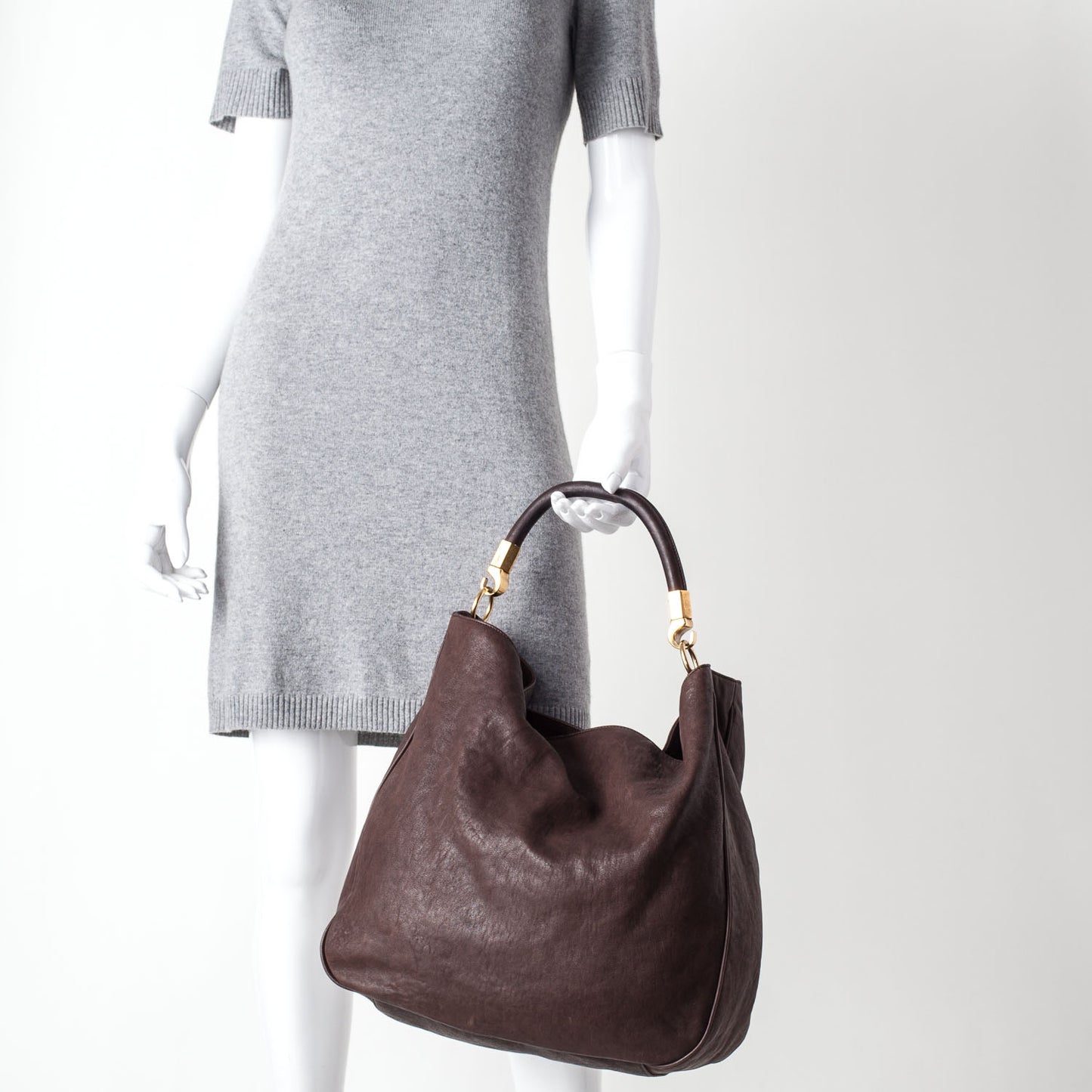 Leather Large Roady Brown