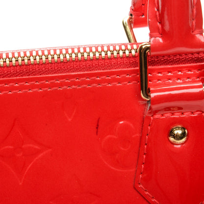 Louis Vuitton Vernis Alma GM Rouge Grenadine 10 of 12