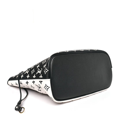 Louis Vuitton Empreinte Spring In The City Neverfull MM Black White Pink 4 of 9