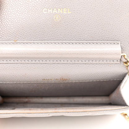 Chanel Caviar Quilted Miss Coco Clutch With Chain Grey 5 of 16