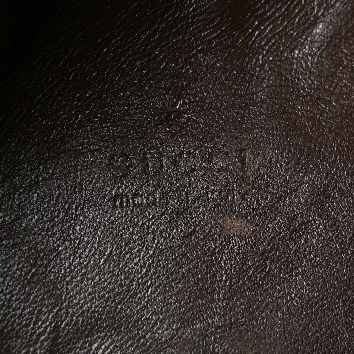 GG Suede B Medium Shoulder Bag Brown