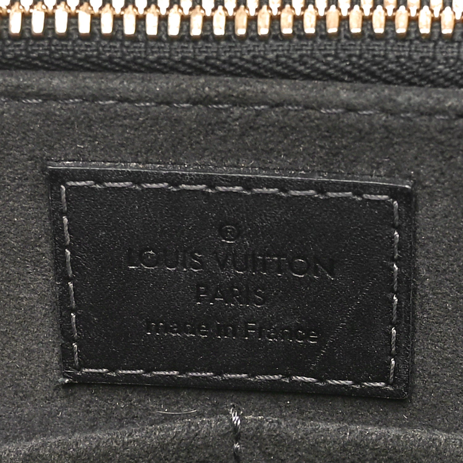 Louis Vuitton Monogram Cuir Plume Very Tote MM Black 6 of 10