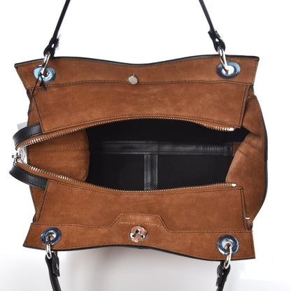 Proenza Schouler Suede Crochet Curl Satchel Wood 5 of 6