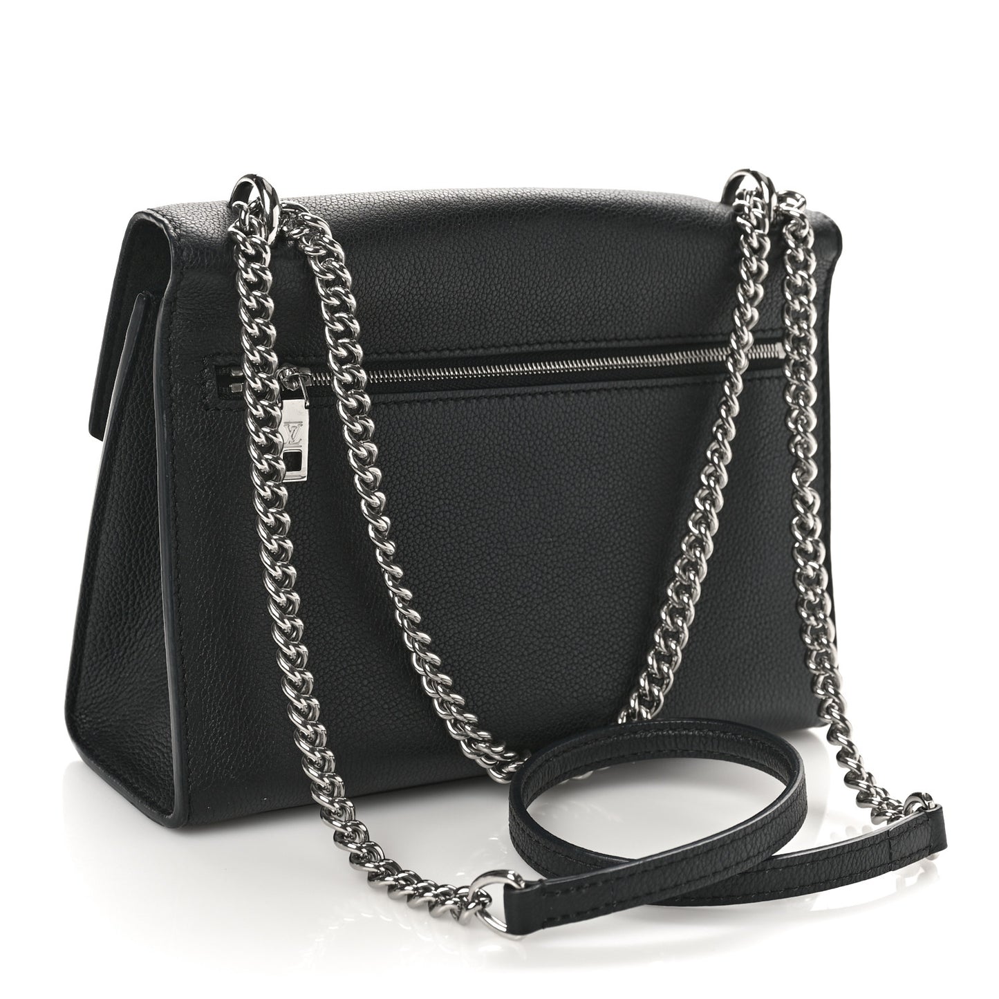 Soft Calfskin Mylockme Chain Bag BB Black