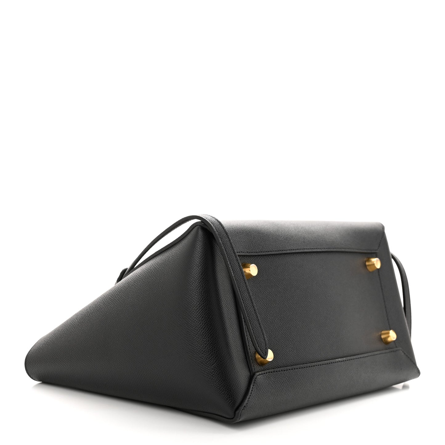 Grained Calfskin Mini Belt Bag Black