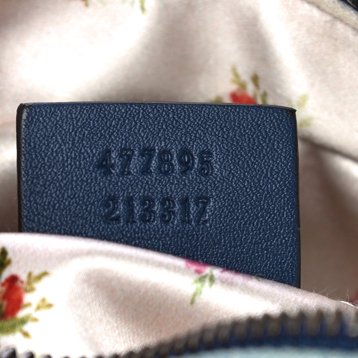 Denim Matelasse Mini Pearly GG Marmont Chain Shoulder Bag Blue