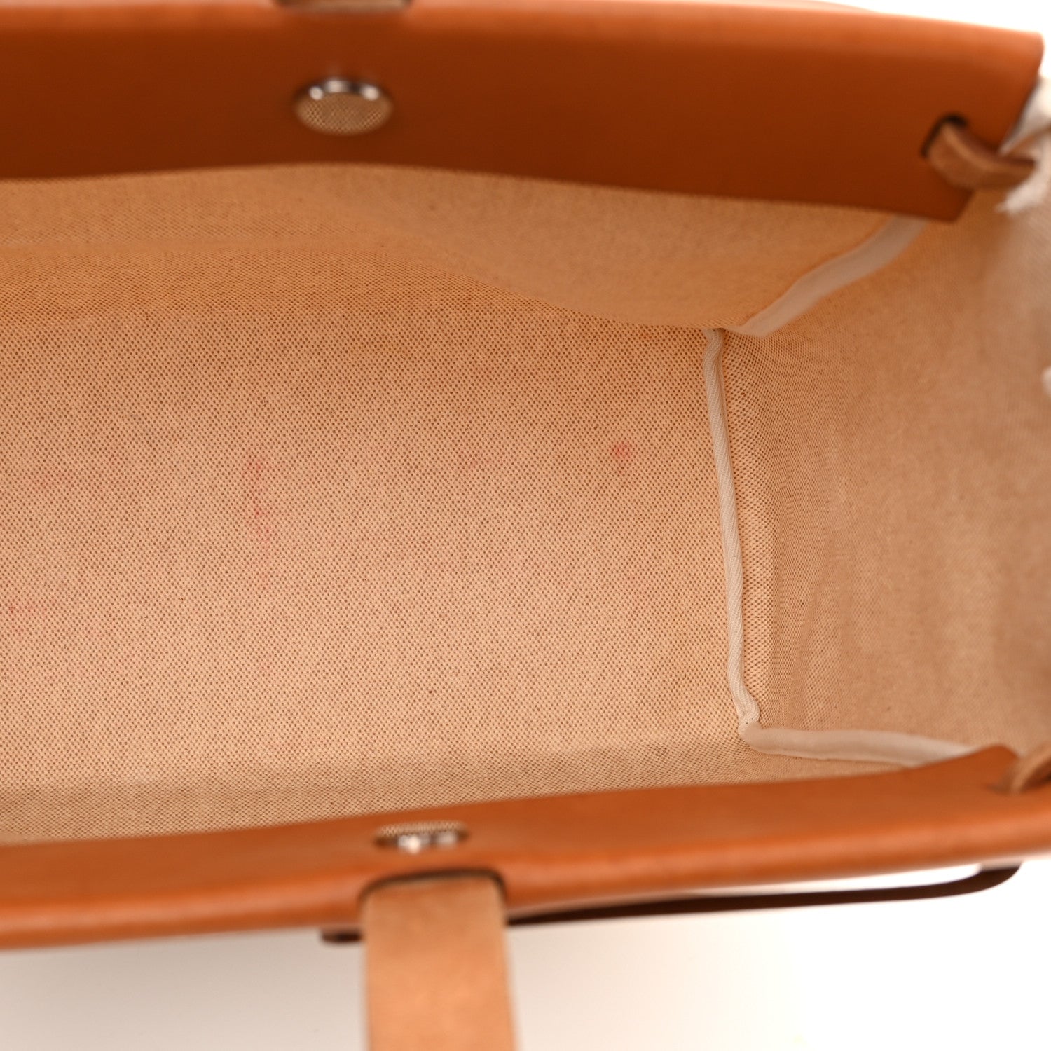 Hermes Toile Vache Hunter Herbag Cabas MM Natural 13 of 17