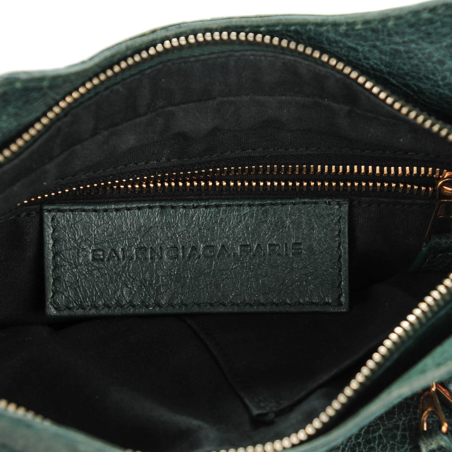 Agneau Giant 12 Rose Gold Hardware Hip Poker Fonce