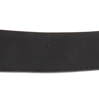 Gucci Leather Monogram Interlocking G Belt 85 34 Off White 3 of 4