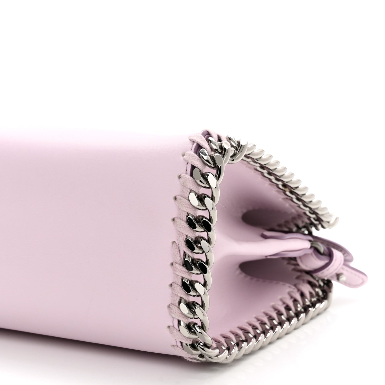Stella McCartney ; STELLA MCCARTNEY Eco Alter Nappa Mini Falabella Box Top Handle Bag Pink 9 of 9