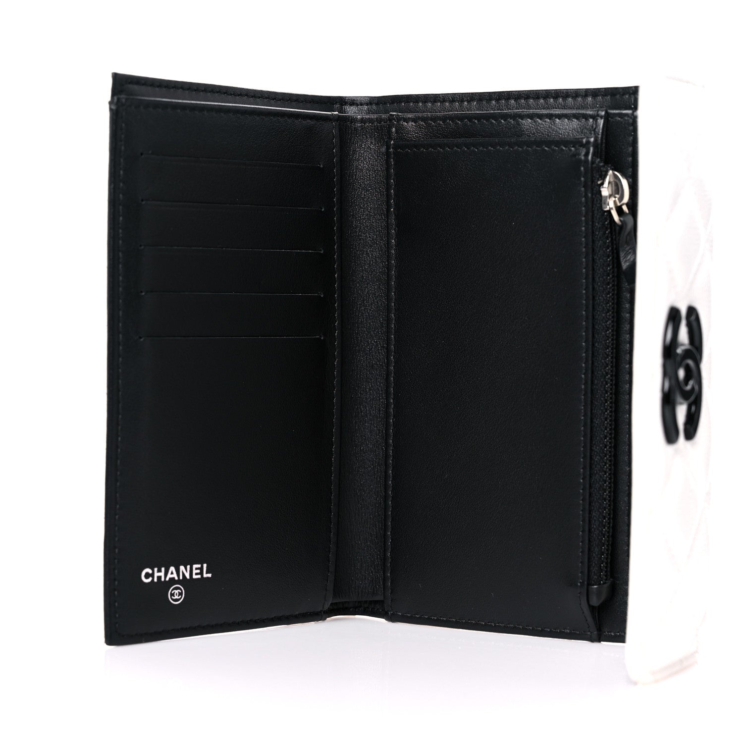 Chanel Caviar Quilted My Everything Flap Wallet White 6 of 9