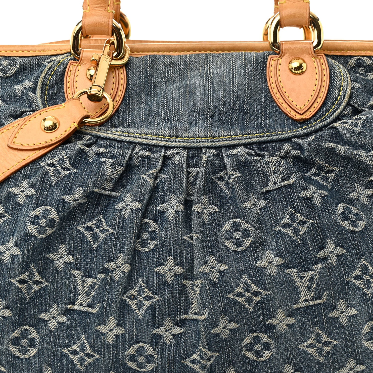 Louis Vuitton Denim Neo Cabby MM Blue 8 of 19