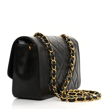 Chanel Lambskin Quilted Small Single Flap Black 2 of 8