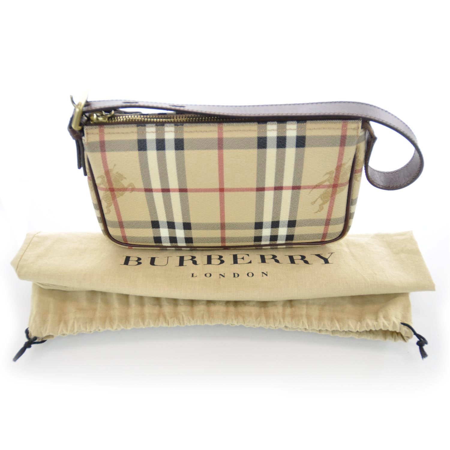 Burberry Haymarket Check Pochette Bag 6 of 9