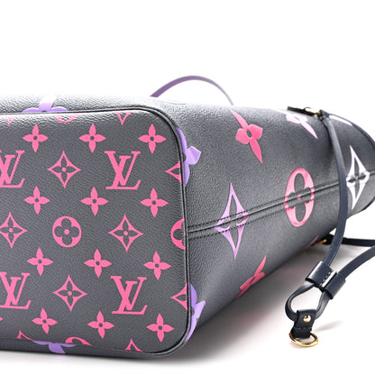 Louis Vuitton Monogram Giant Spring In The City Neverfull MM Midnight Fuchsia 9 of 9