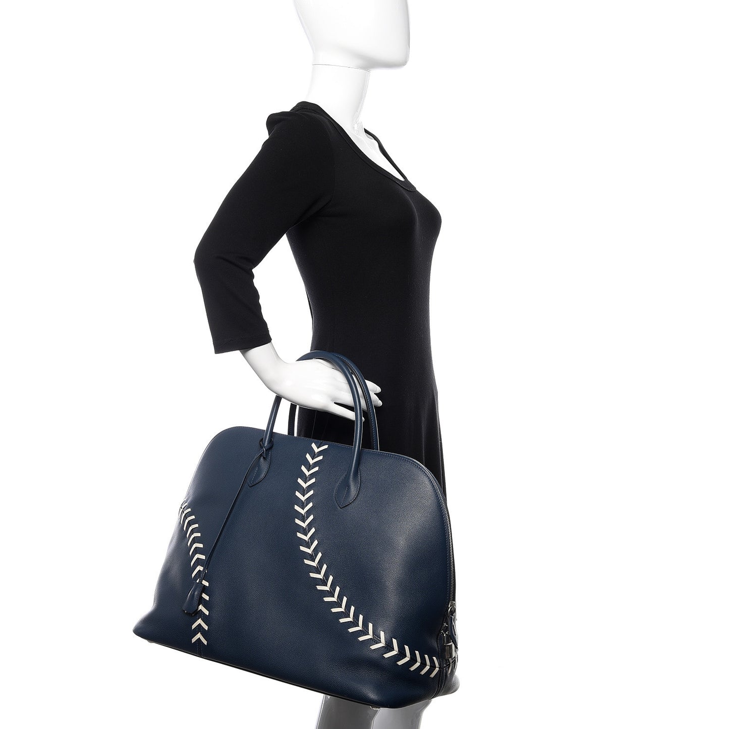 Evercolor 1923 Bolide 45 Baseball Bag Bleu De Malte Blanc