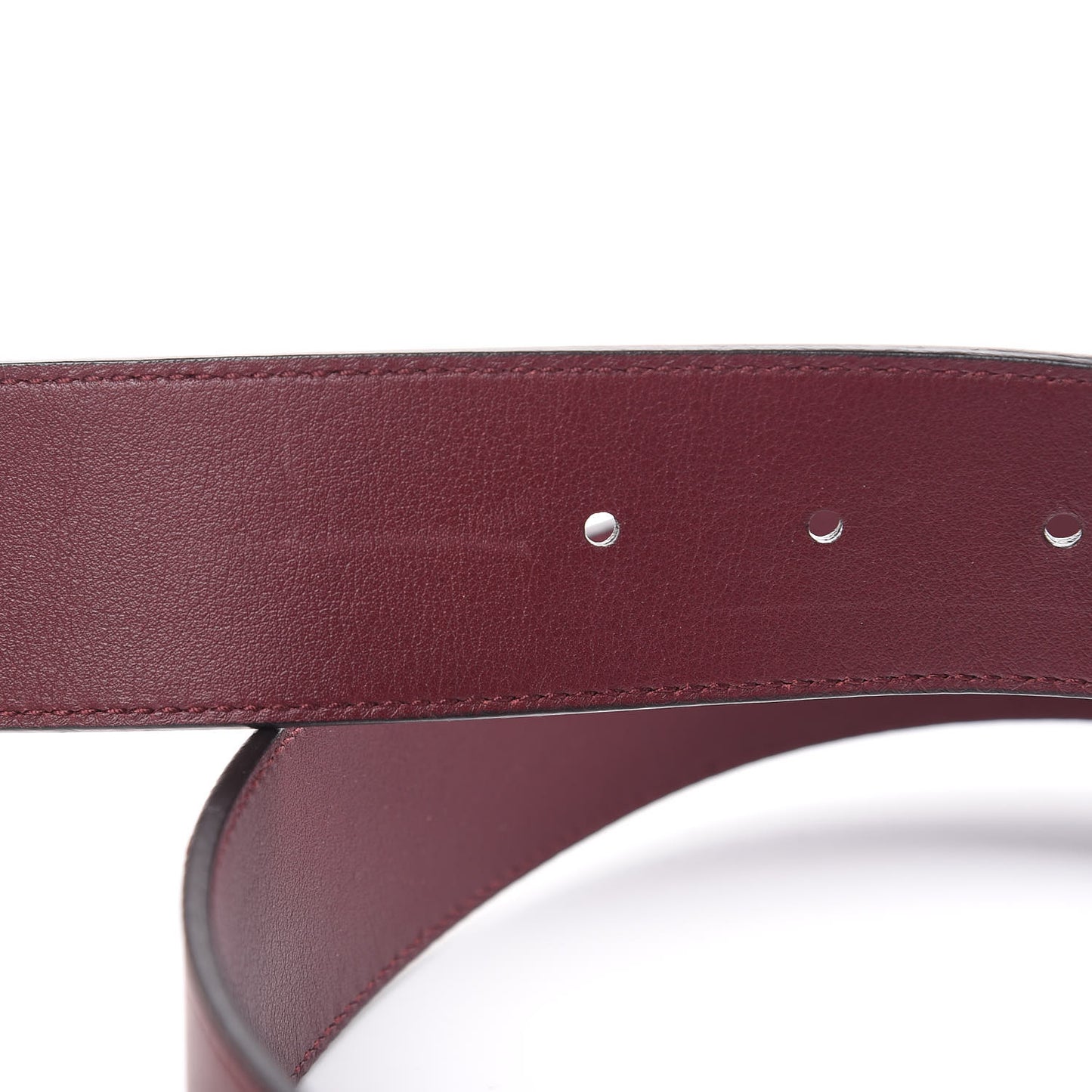 Moon Calfskin Nickel Double G 40mm Belt 90 36 Strong Red