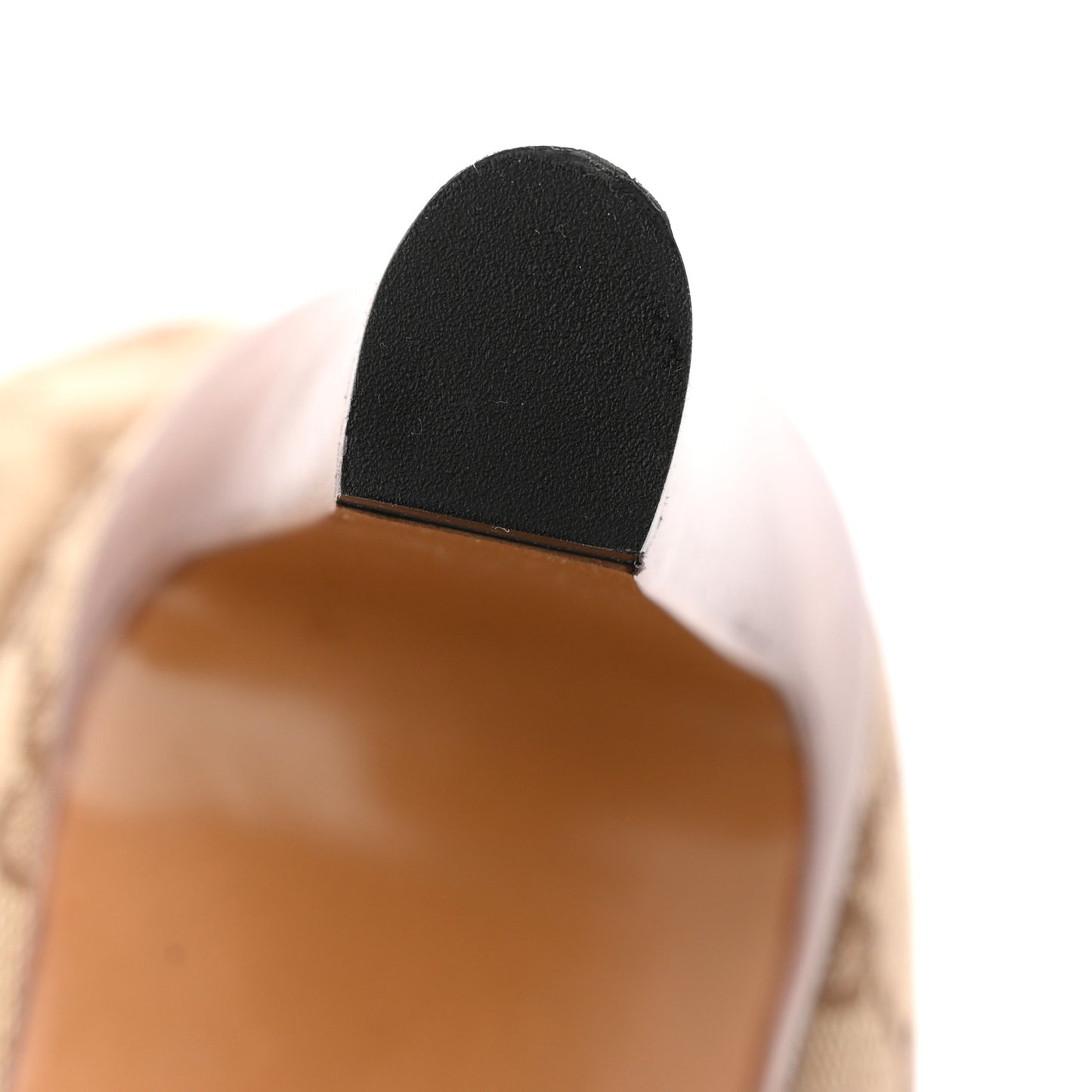 Monogram Over the Knee Boots 38.5 Beige Ebony