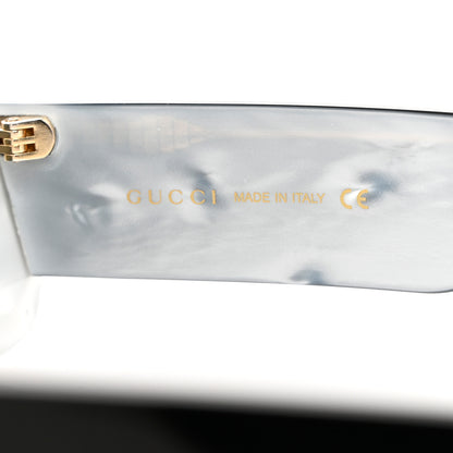 Gucci Acetate Rectangular Sunglasses GG0516S Black 6 of 7