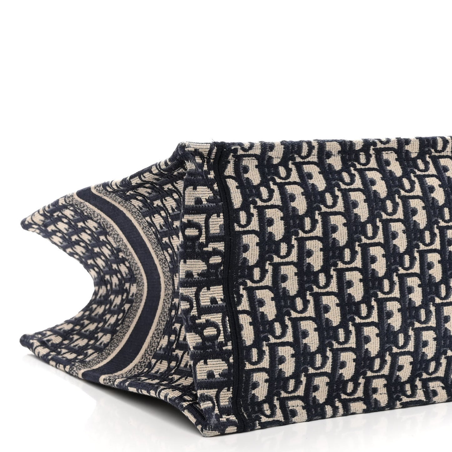 Oblique Large Book Tote Blue Multicolor