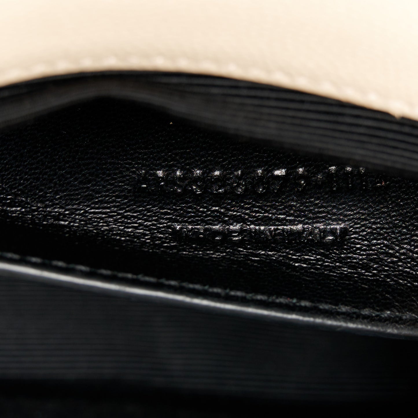 Grain De Poudre Classic Monogram Cassandre Clutch Nude Powder