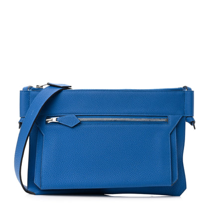 Hermes Togo Ultrapla Bag PM Bleu Hydra 1 of 9