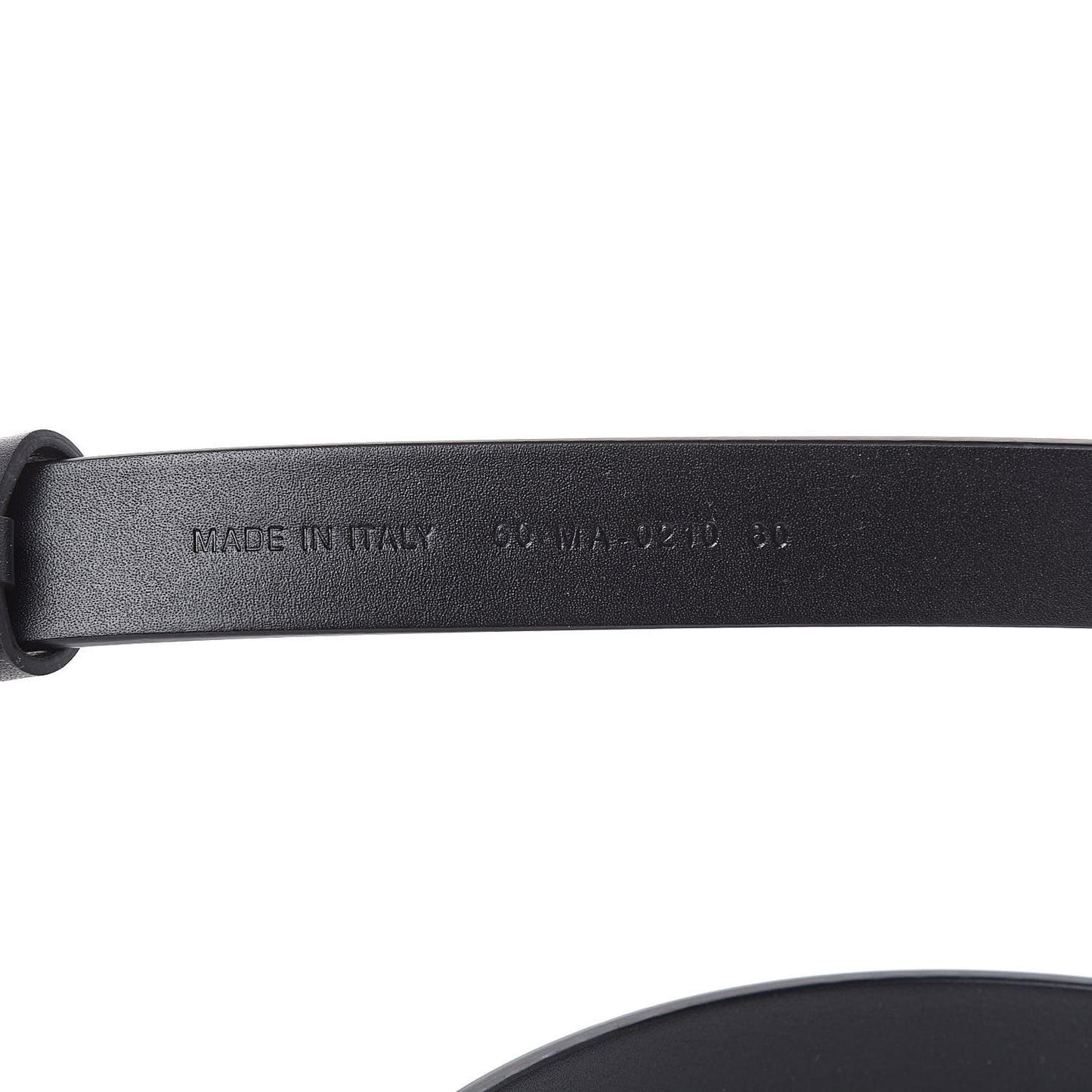 Calfskin Saddle Belt 80 Black