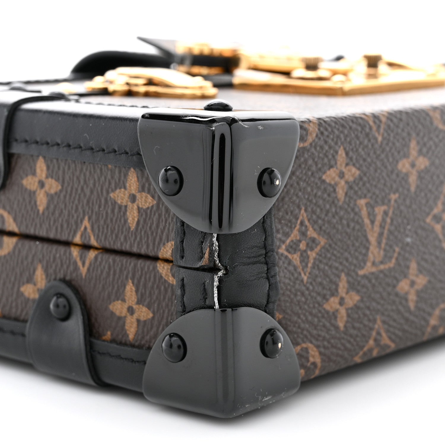 Louis Vuitton Monogram Petite Malle Black 8 of 17