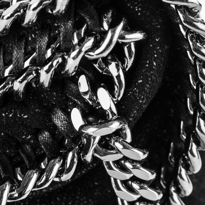 Stella McCartney Shaggy Deer Falabella Fold Over Tote Black 7 of 7